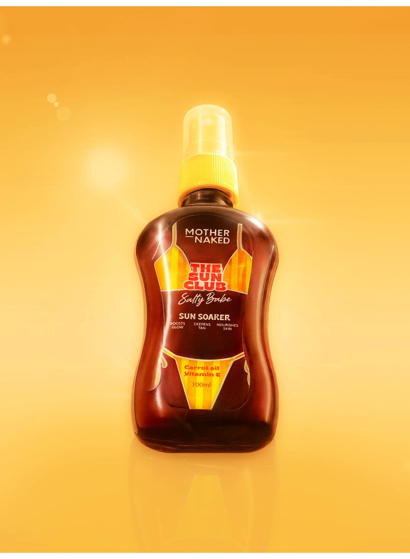 مازر ناكد صن سوكر زيت تسمير | 100 مل | زيت بذور الجزر | سريع الامتصاص | فيتامين E | لتسمير ذهبي | رائحة البحر - Image 2